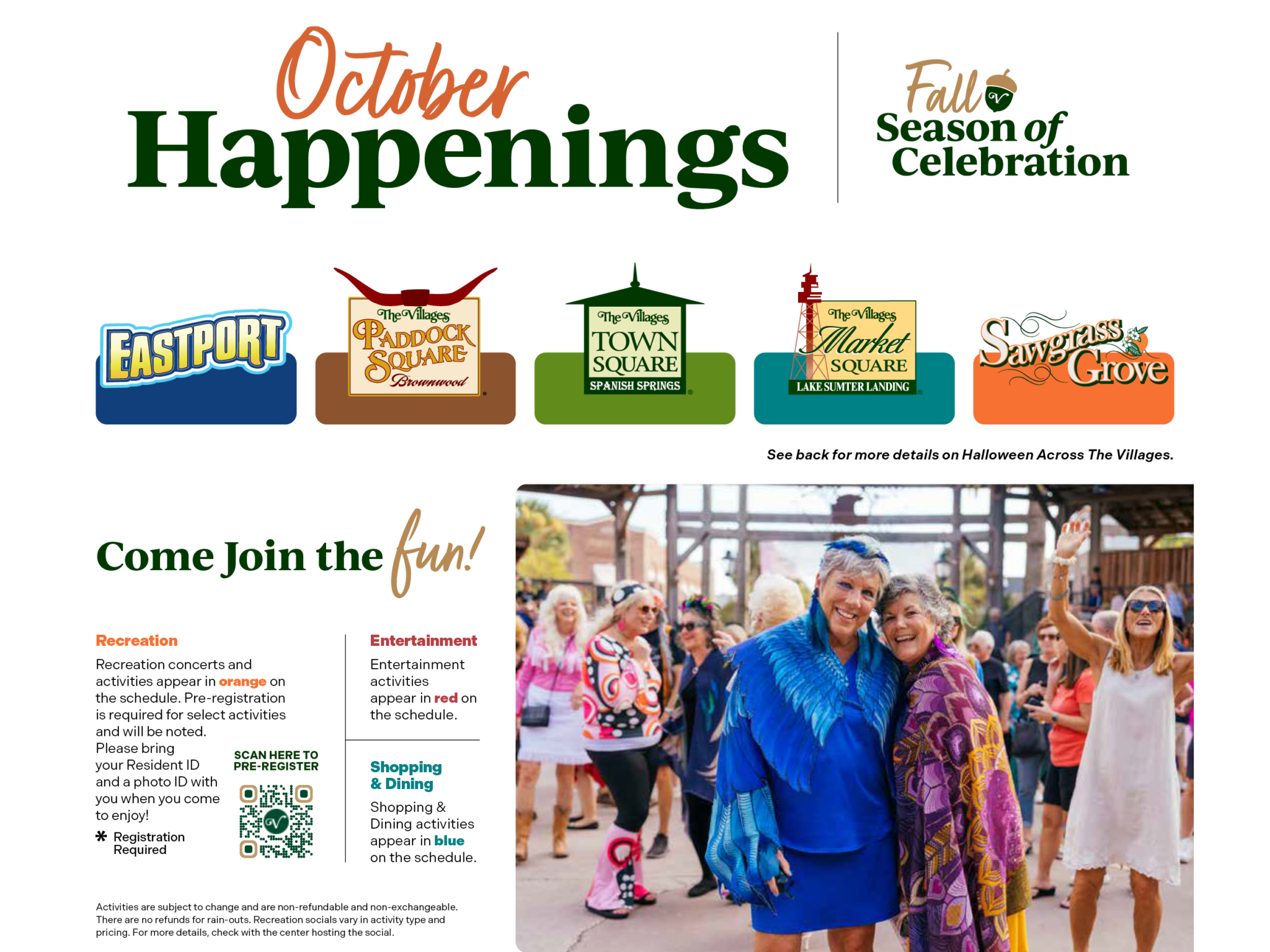 Fall Activities, Entertainment & Events in The Villages